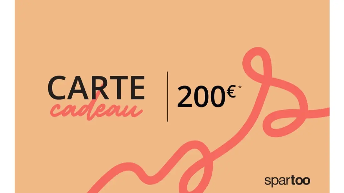 Gagnez votre carte cadeau de 200 Euros valable sur SPARTOO