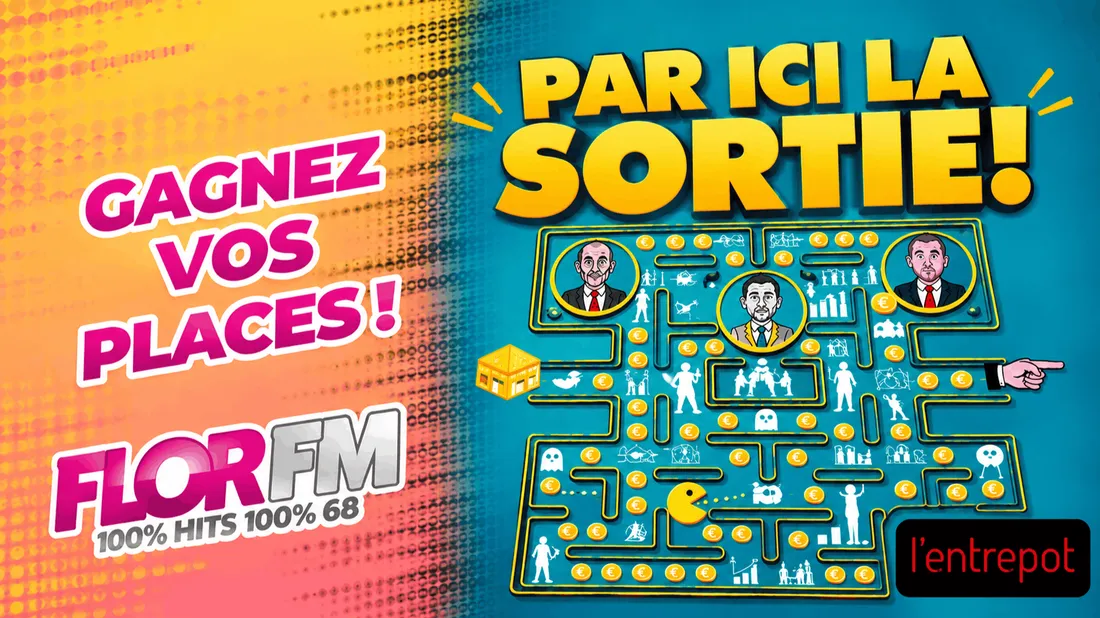"PAR ICI LA SORTIE" A L'ENTREPOT