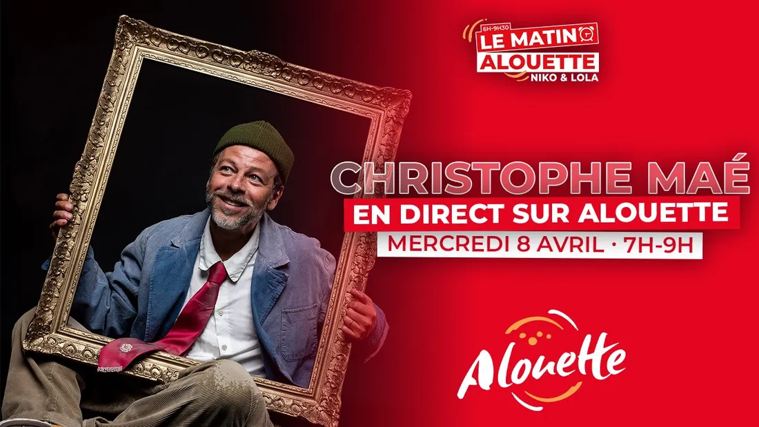 Christophe Maé en direct sur Alouette mercredi 8 avril !