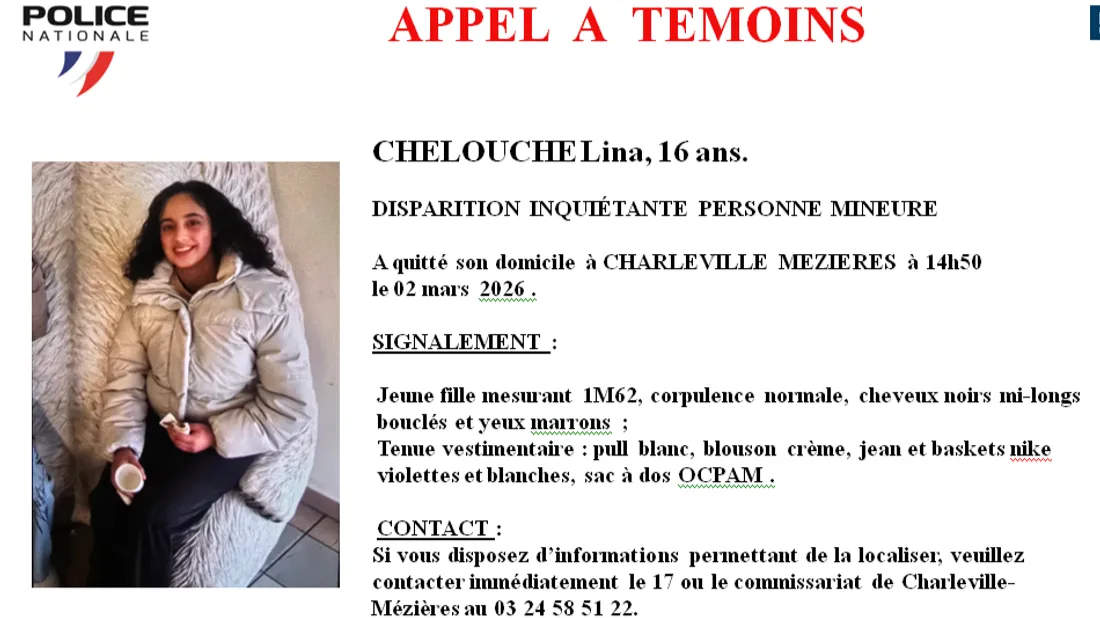 Appel à témoins : disparition inquiétante dans les Ardennes