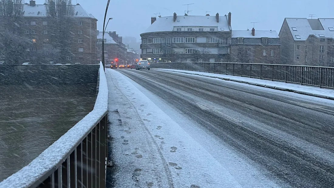 Alerte jaune "neige verglas" dans la région ce mercredi