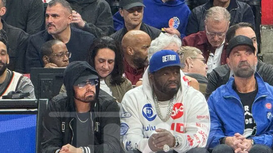 50 Cent et Eminem réunis : un moment nostalgique lors du match...