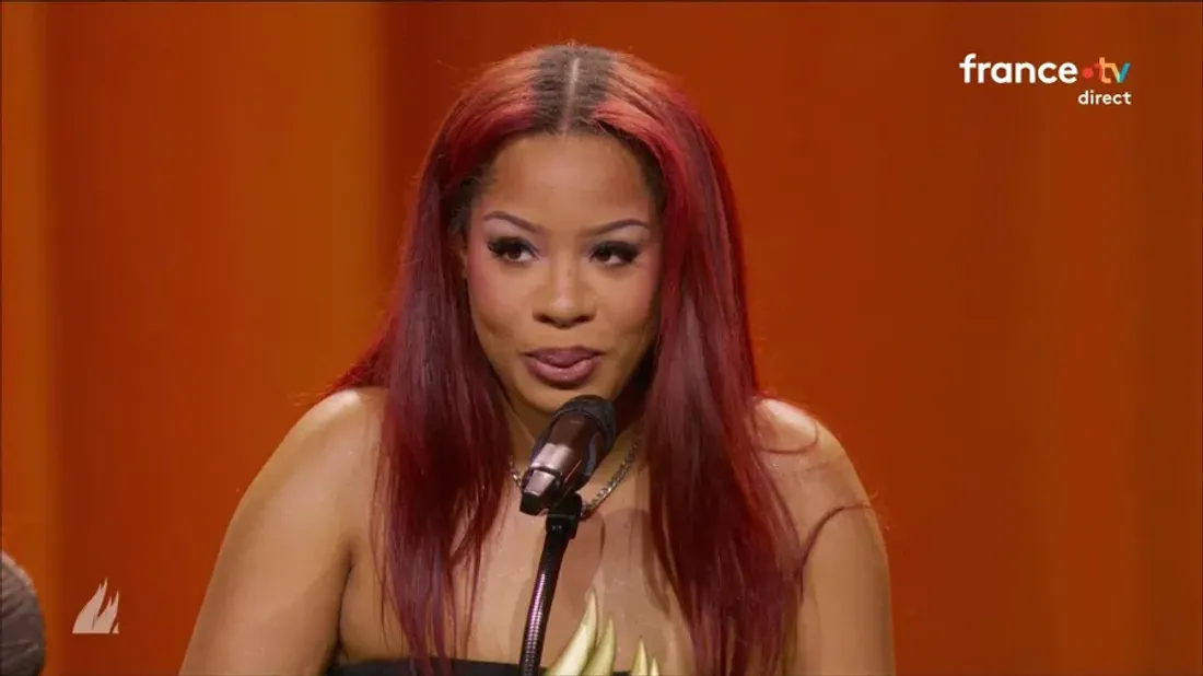 Fallon, révélation féminine de l'année aux Flammes, exprime sa fierté