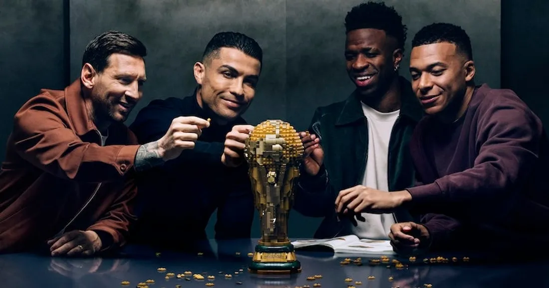 Mbappé, CR7, Messi et Vinicius réunis dans une pub LEGO