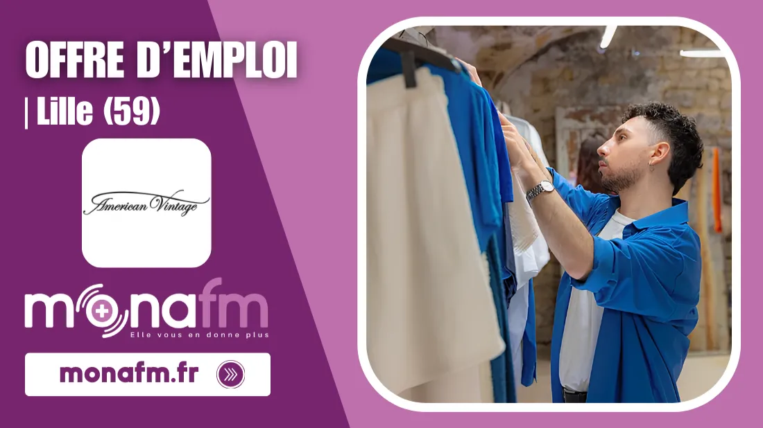 American Vintage à Lille recrute un(e) conseiller(ère) de vente en CDI