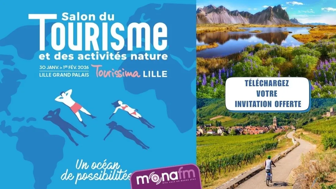 TOURISSIMA - SALON DU TOURISME à Lille Grand Palais du 30 Janvier...