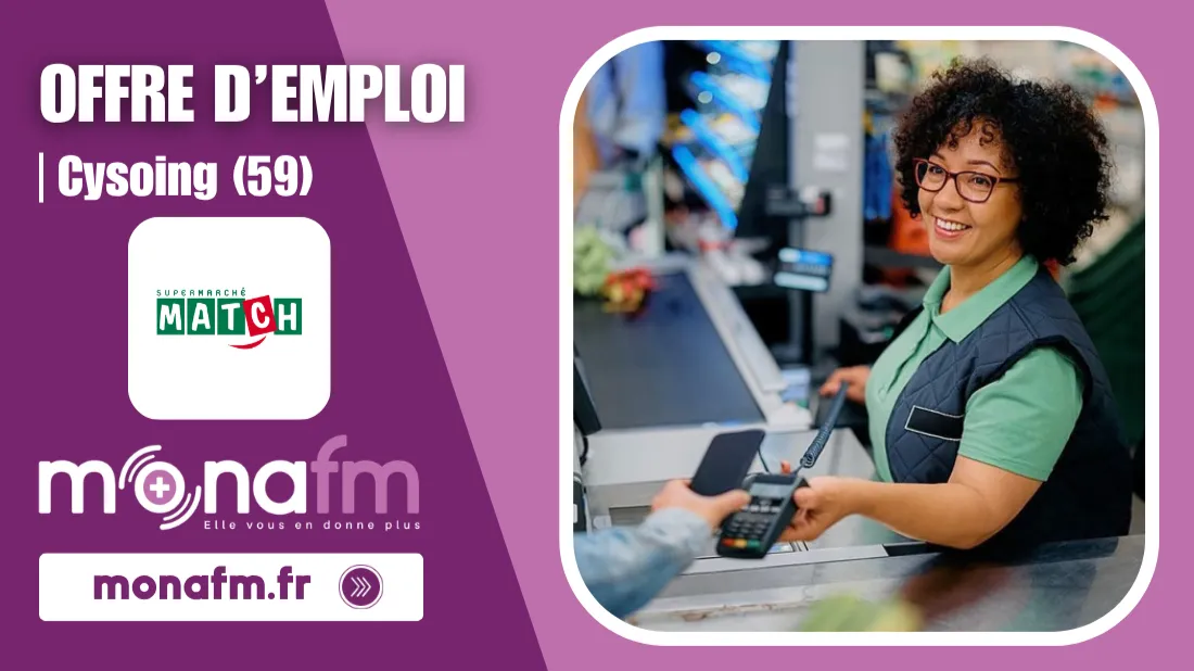 Supermarché Match à Cysoing recrute un hôte de caisse [H/F] en CDI