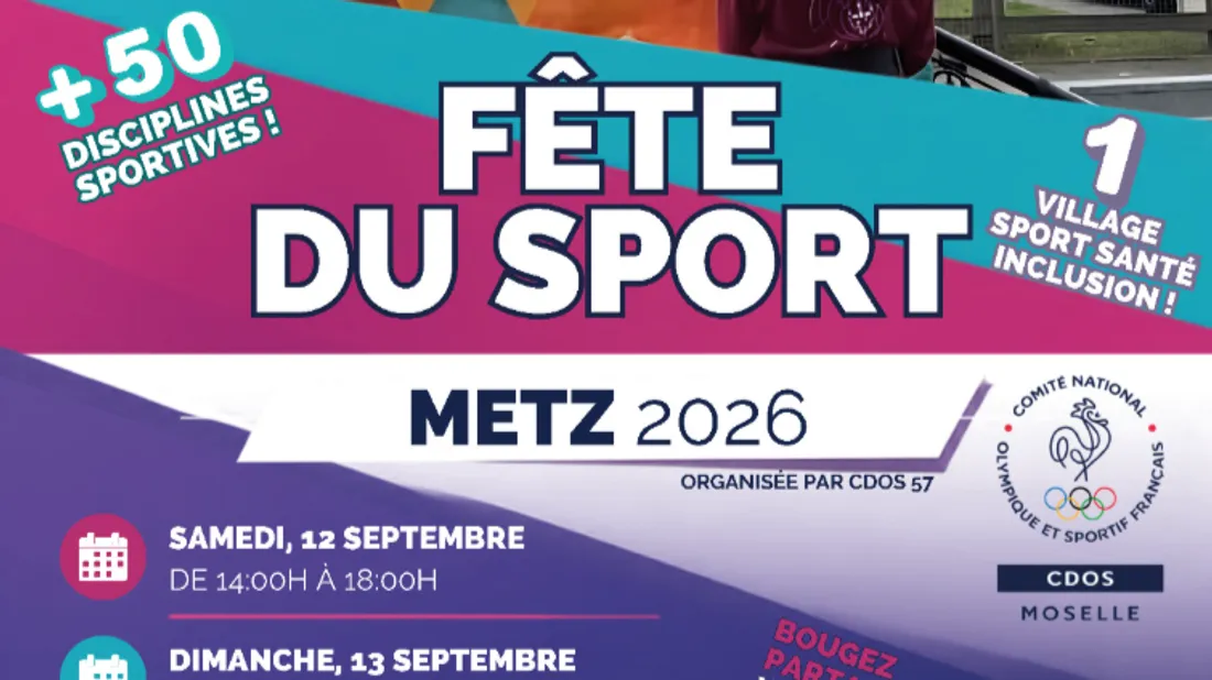 La Fête du sport fait son retour à Metz au mois de septembre