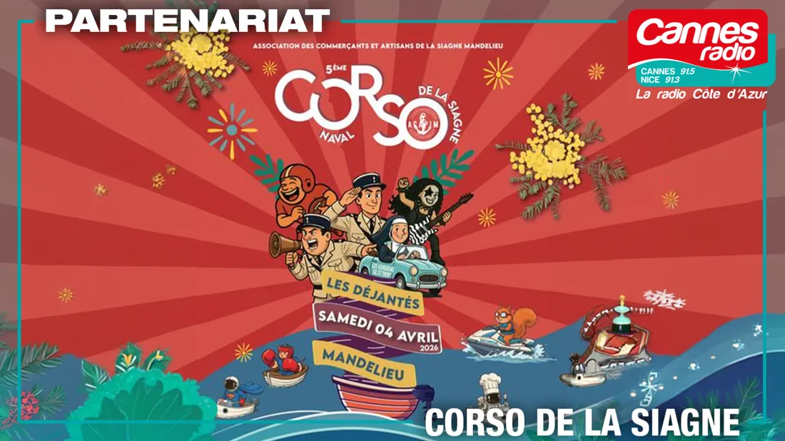 PARTENARIAT CANNES RADIO : LE CORSO DE LA SIAGNE 5ème EDITION