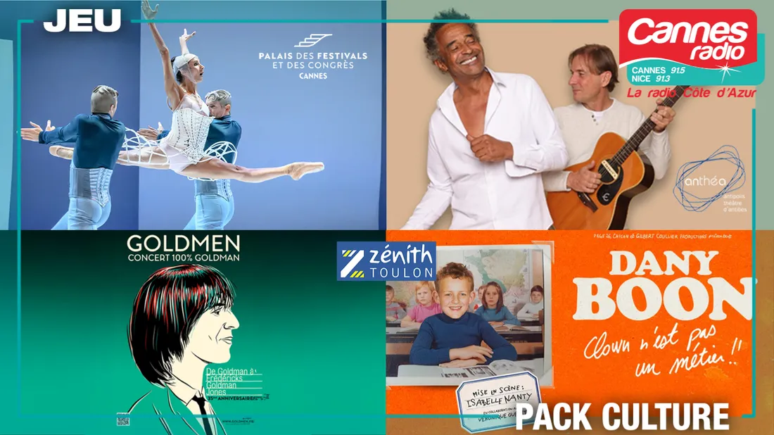 CETTE SEMAINE TENTEZ DE GAGNER LE PACK CULTURE DE CANNES RADIO