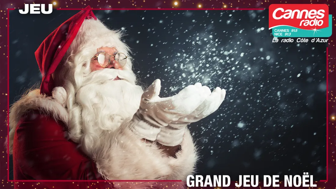 JOUEZ AU GRAND JEU DE NOËL DE CANNES RADIO ET GAGNEZ DE NOMBREUX...