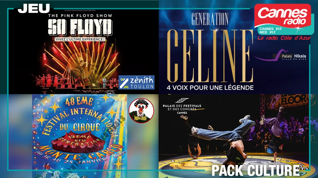 GAGNEZ LE "PACK CULTURE" DE CANNES RADIO