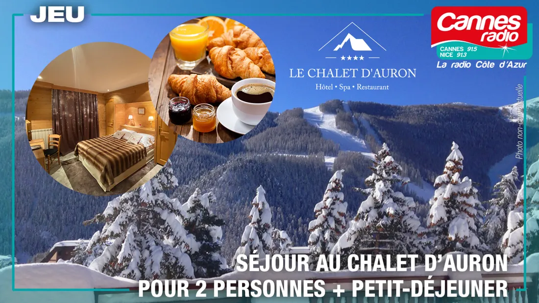 GAGNEZ UN SEJOUR POUR 2 PERSONNES AU CHALET D'AURON + LES FORFAITS...