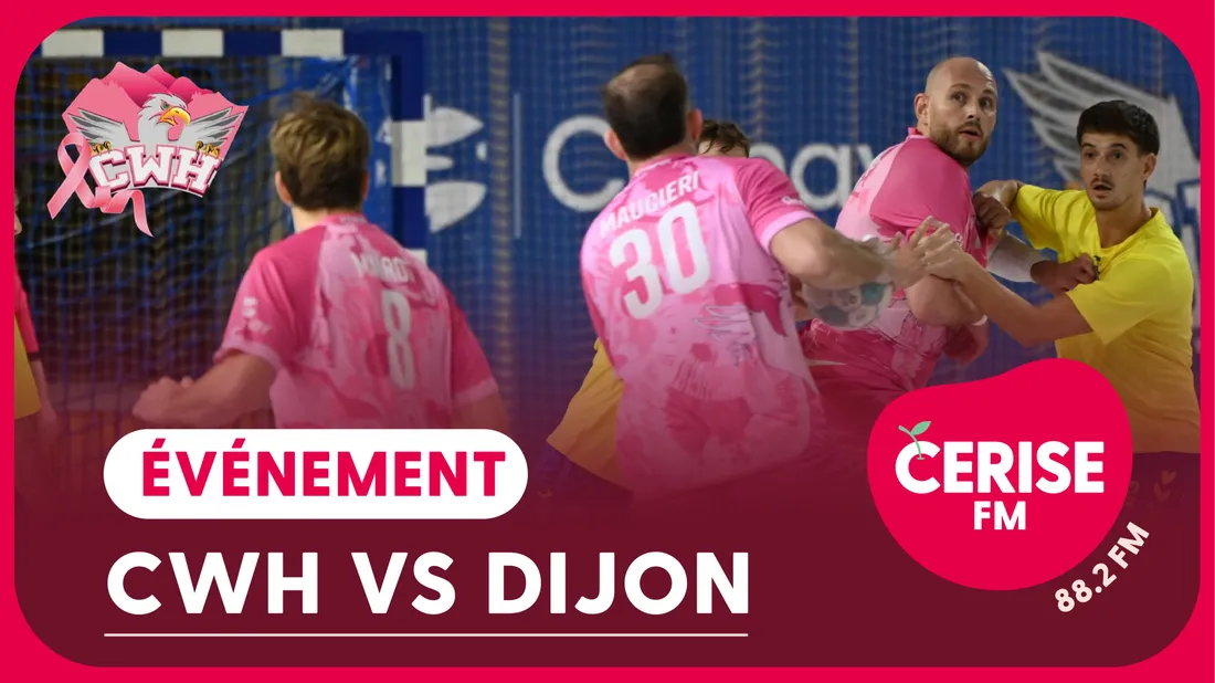 Cerise FM au match du CWH vs Dijon pour Octobre Rose !
