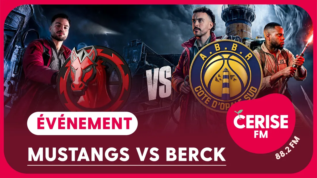 Cerise FM au match des Mulhouse Mustangs vs Berck pour Octobre Rose !