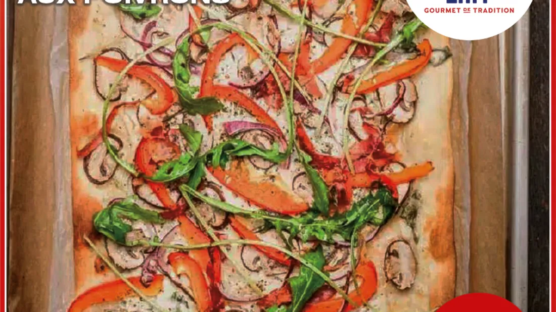 Tarte Flambée aux Poivrons
