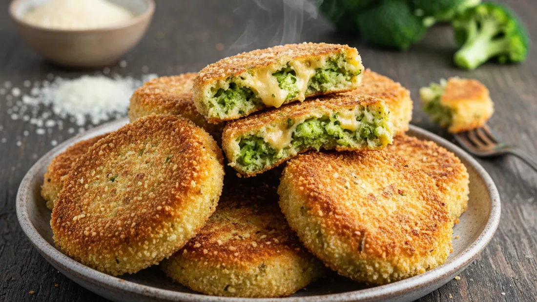 Galettes de brocoli au fromage