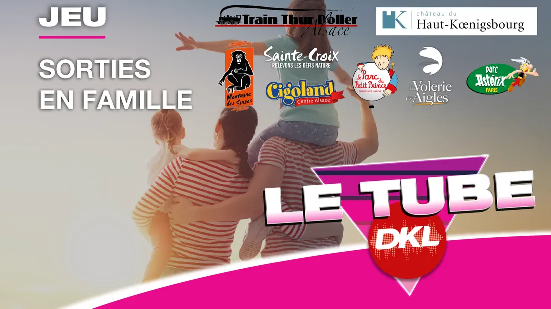 Gagnez votre pack de sorties de l'été en famille avec DKL !