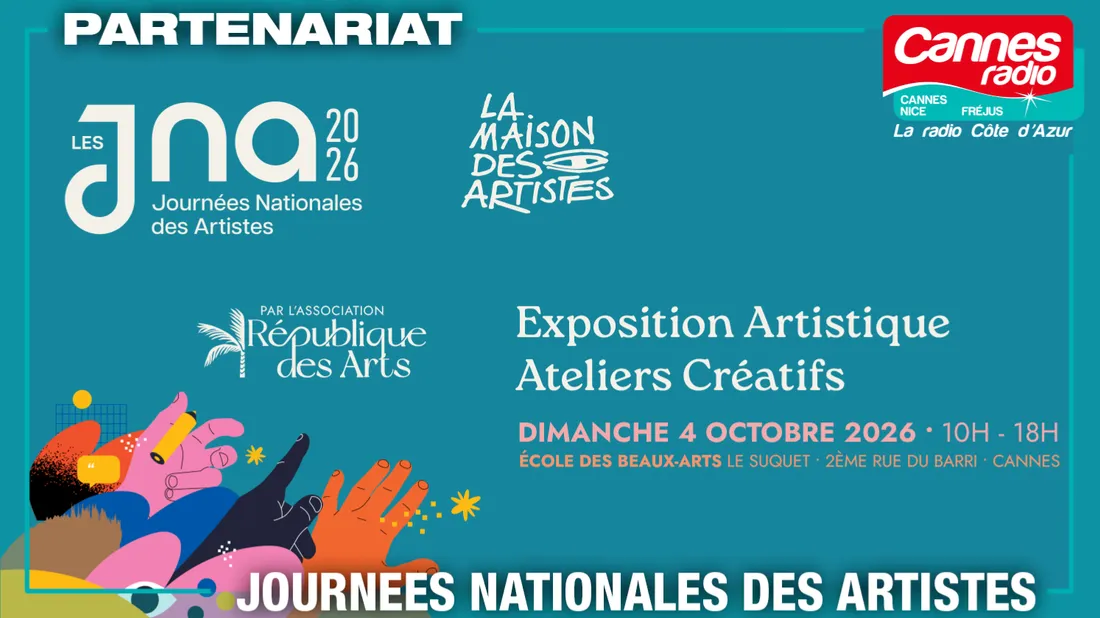 PARTENARIAT CANNES RADIO : LES JOURNEES NATIONALES DES ARTISTES A...