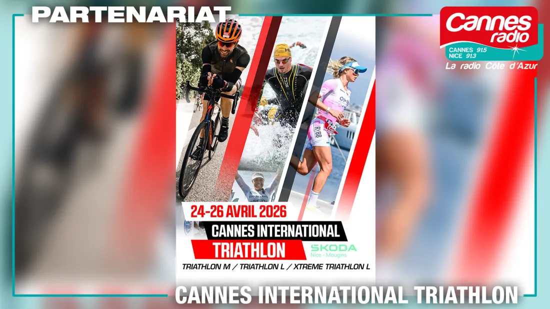  PARTENARIAT CANNES RADIO : LE CANNES INTERNATIONAL TRIATHLON