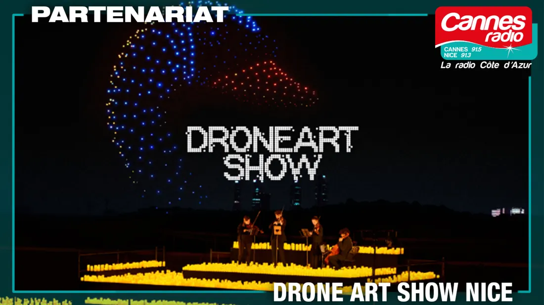 PARTENARIAT CANNES RADIO : LE DRONE ART SHOW