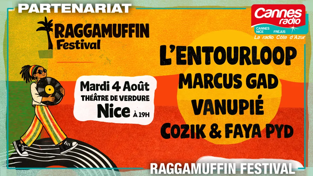 PARTENARIAT CANNES RADIO : LE RAGGAMUFFIN FESTIVAL AU THEÂTRE DE...