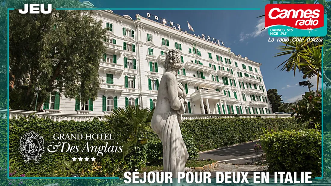 GAGNEZ UN SEJOUR DE 2 PERSONNES AU GRAND HÔTEL DES ANGLAIS A SAN REMO