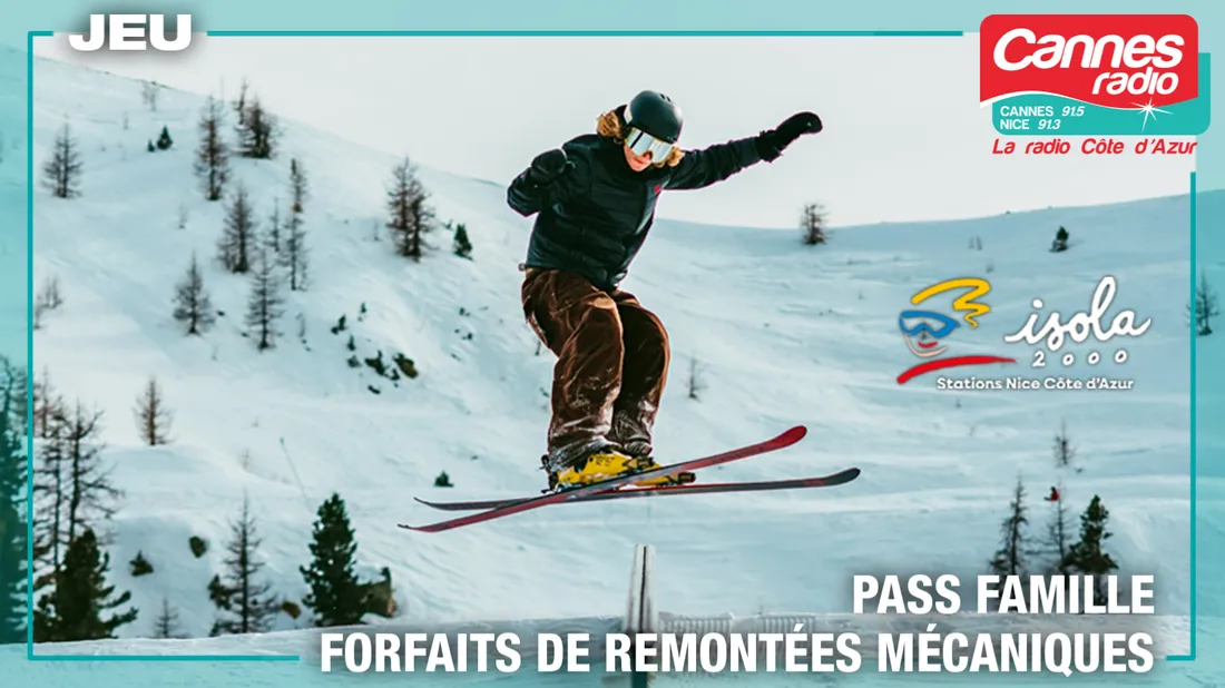 GAGNEZ DES FORFAITS POUR 4 PERSONNES / 2 JOURS A ISOLA 2000