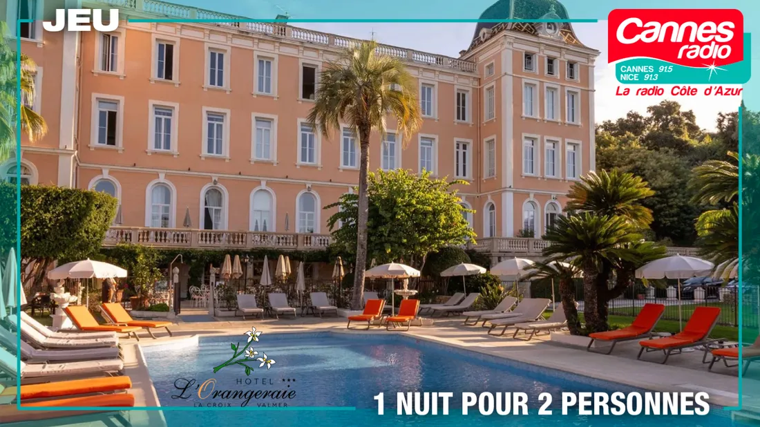 GAGNEZ UN SEJOUR POUR 2 PERSONNES A L'HÔTEL L'ORANGERAIE