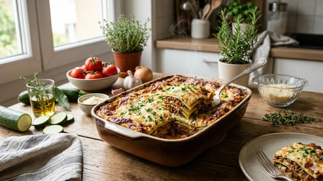  Lasagnes de courgettes