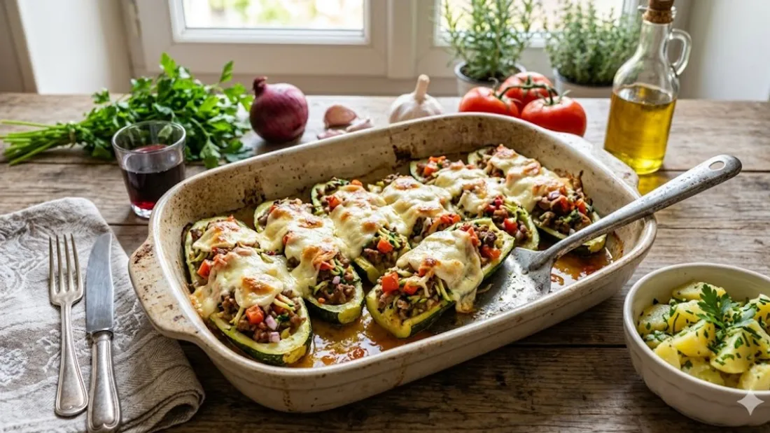 Courgettes farcies