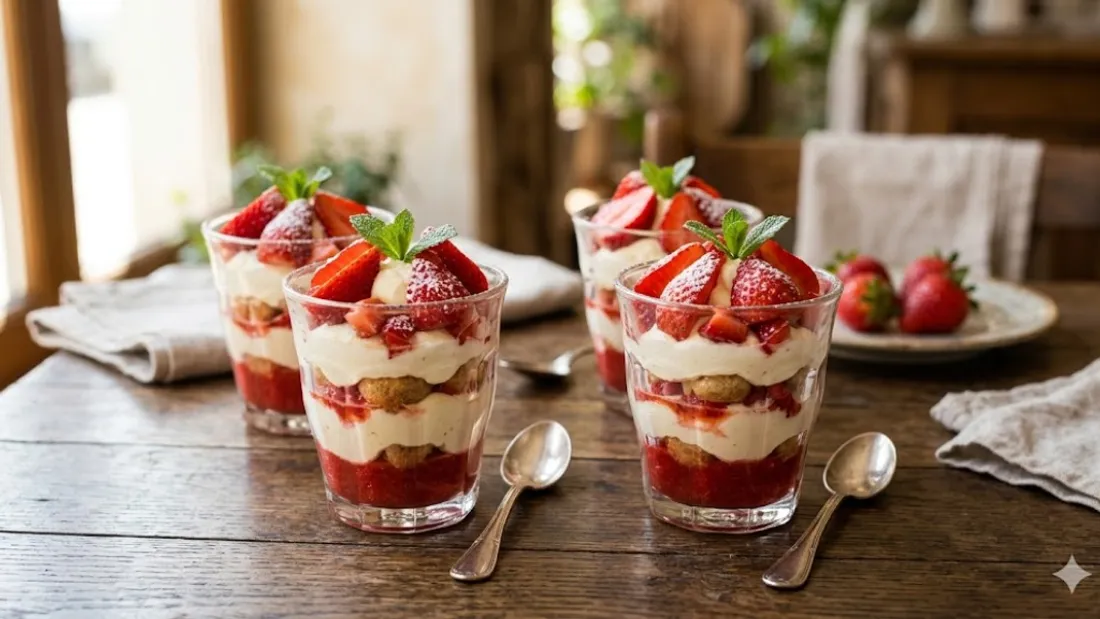 Tiramisu à la fraise
