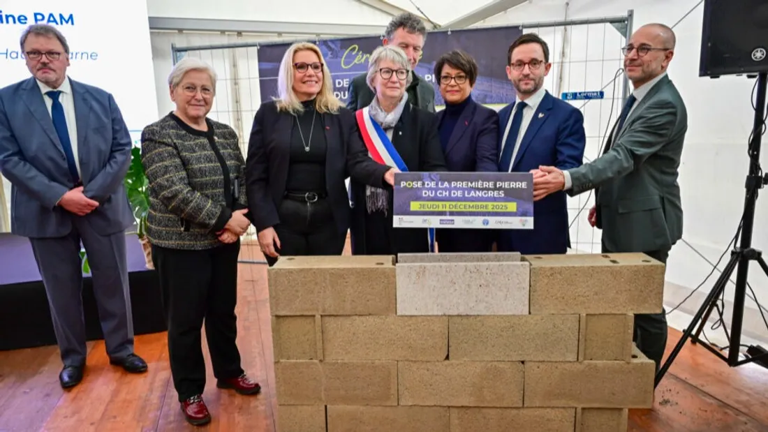Nouveau Centre Hospitalier de Langres : la première pierre a été posée