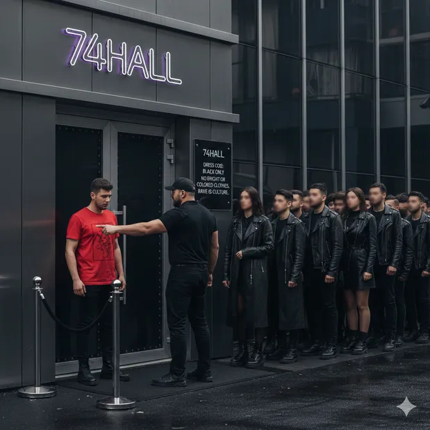 74Hall : le club qui voit la fête en noir