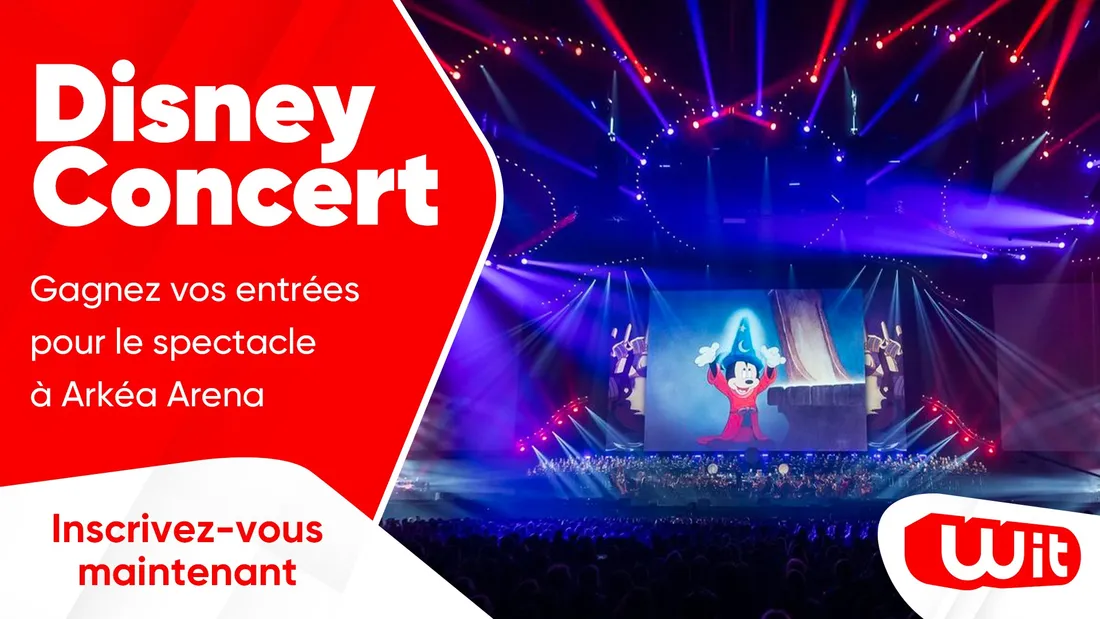 Disney Concert : gagnez vos entrées pour le spectacle à Arkéa Arena