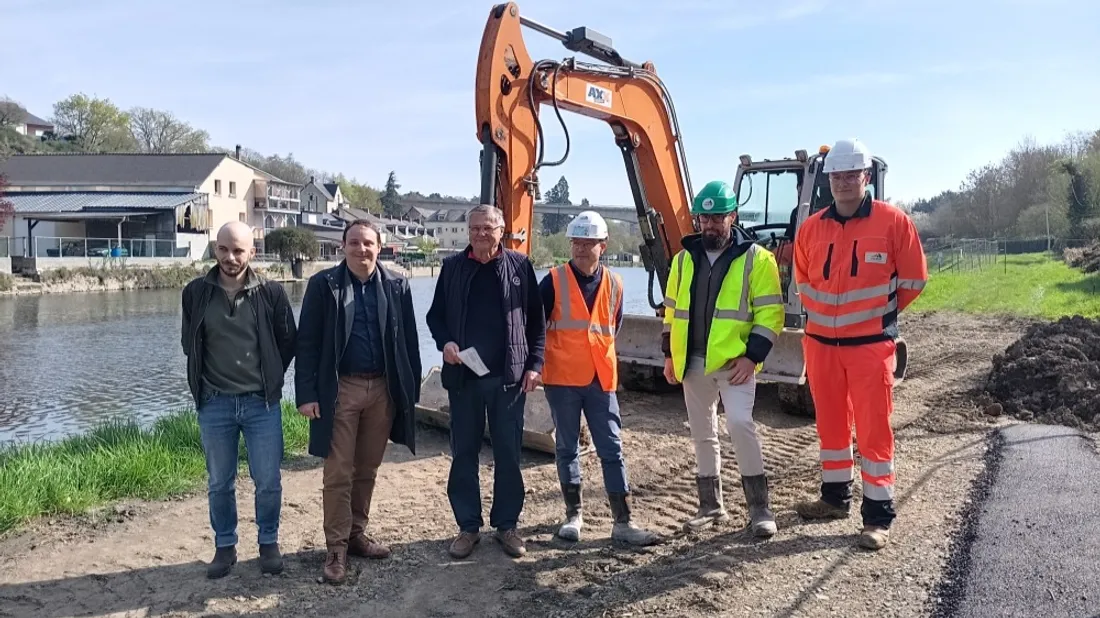 Segré. Les travaux de la voie verte vers La Chapelle-sur-Oudon ont...