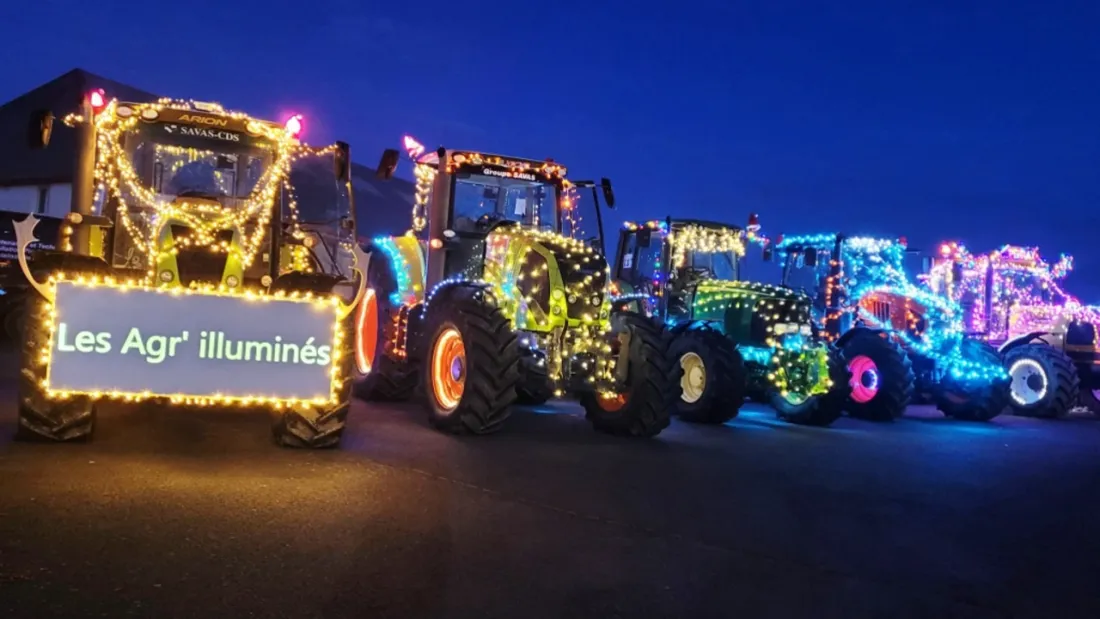 Bas-Rhin : trois parades de tracteurs illuminés