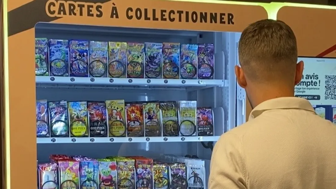 Un distributeur de cartes à collectionner à Geispolsheim