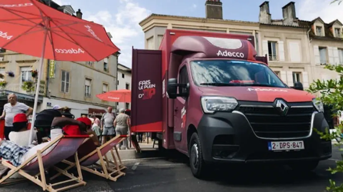 Emploi : le camion Adecco fait étape dans trois grandes villes du sud