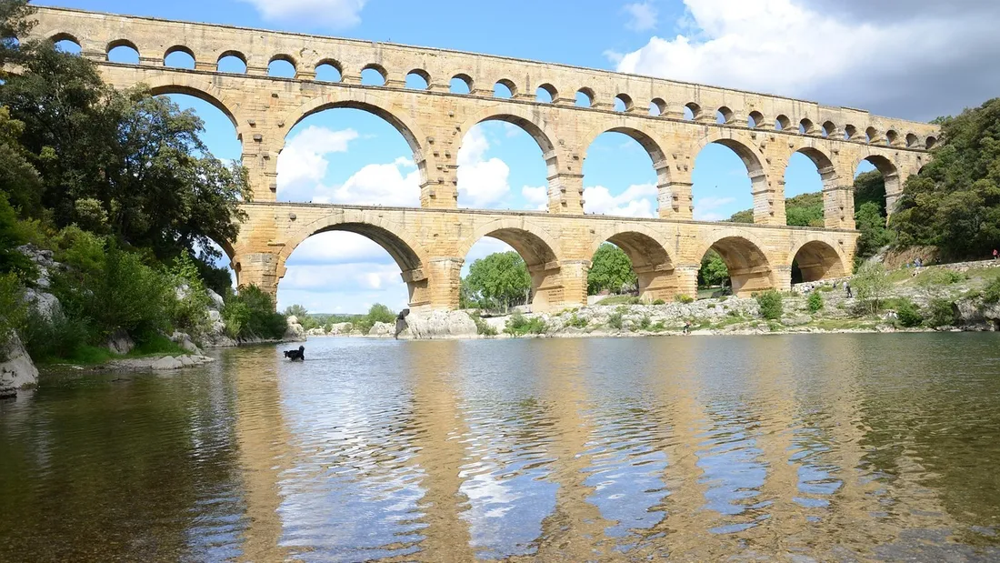 Pont du Gard : une expo et un mapping vidéo pour mettre la...