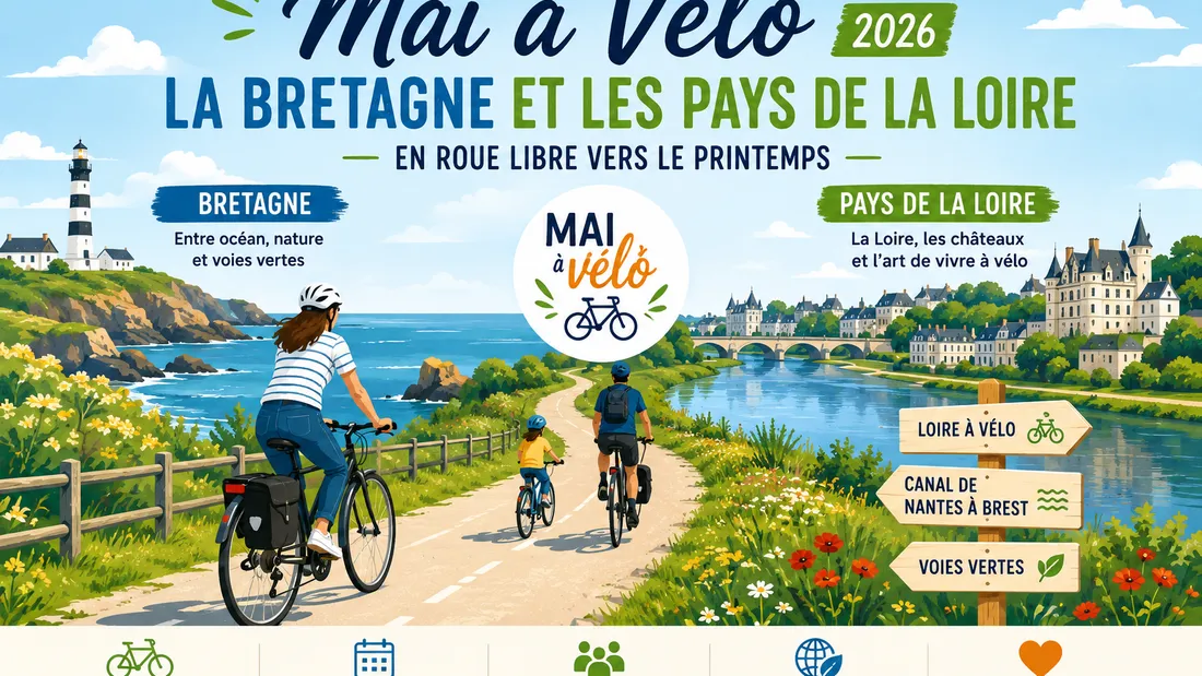 Mai à Vélo 2026 : la Bretagne et les Pays de la Loire en roue libre...