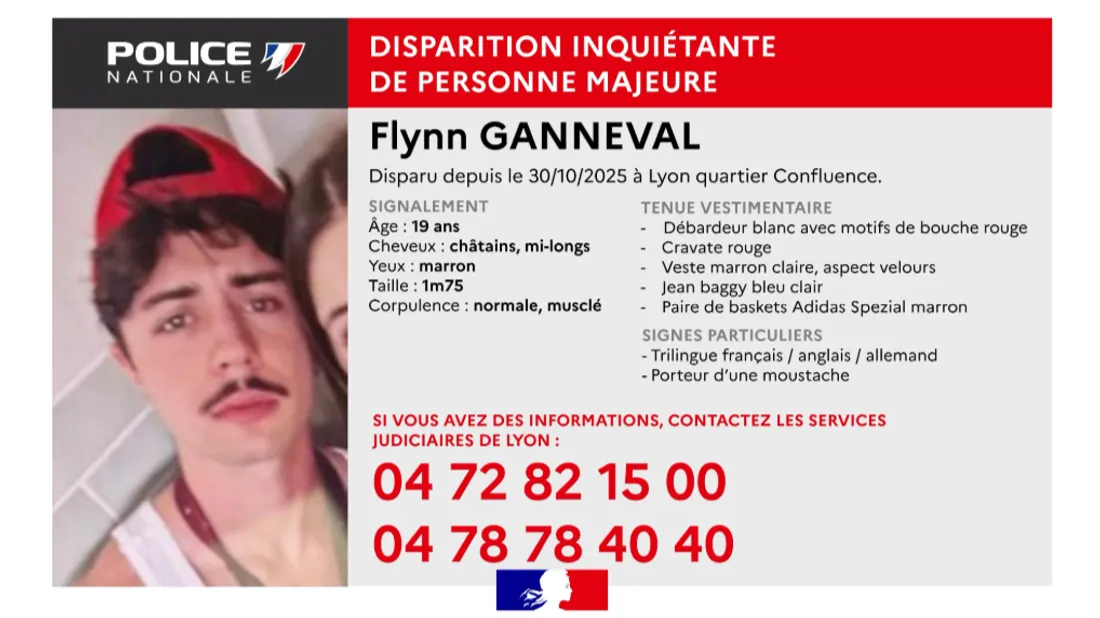 Disparition inquiétante à Lyon : la police nationale lance un appel...