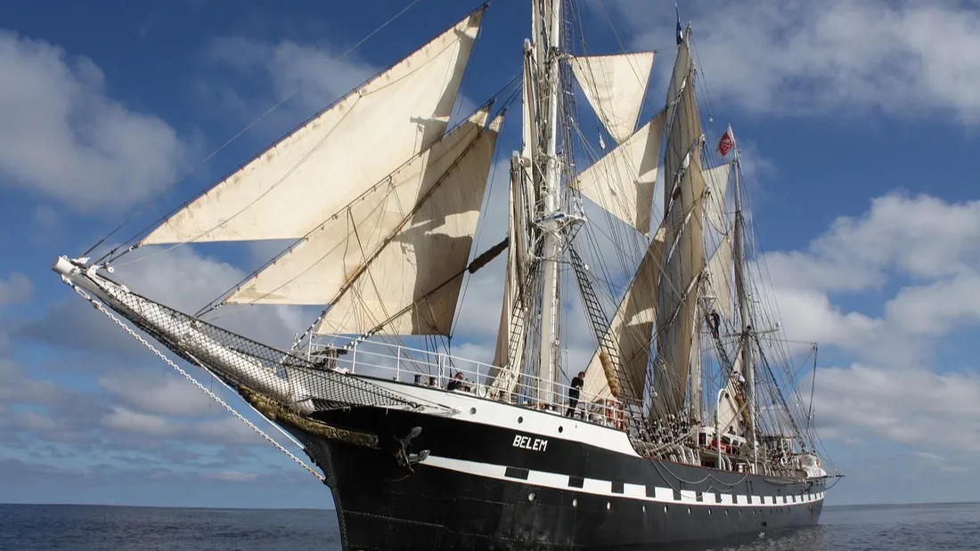 Le Belem a repris la mer avec 130 jeunes à son bord
