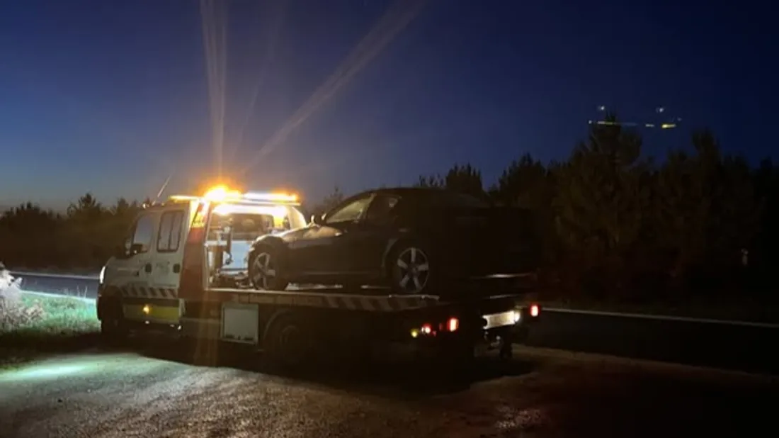 A Vouzeron, contrôlé à 171 km/h sur la D104