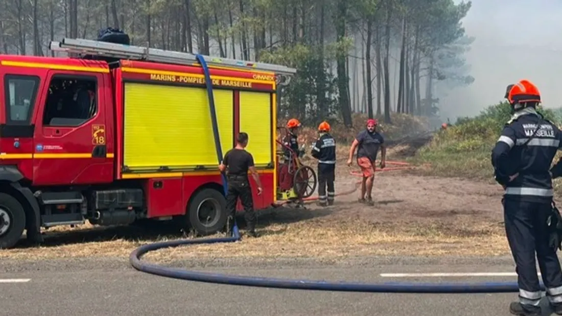 Incendie de Saumos : une météo nocturne favorable