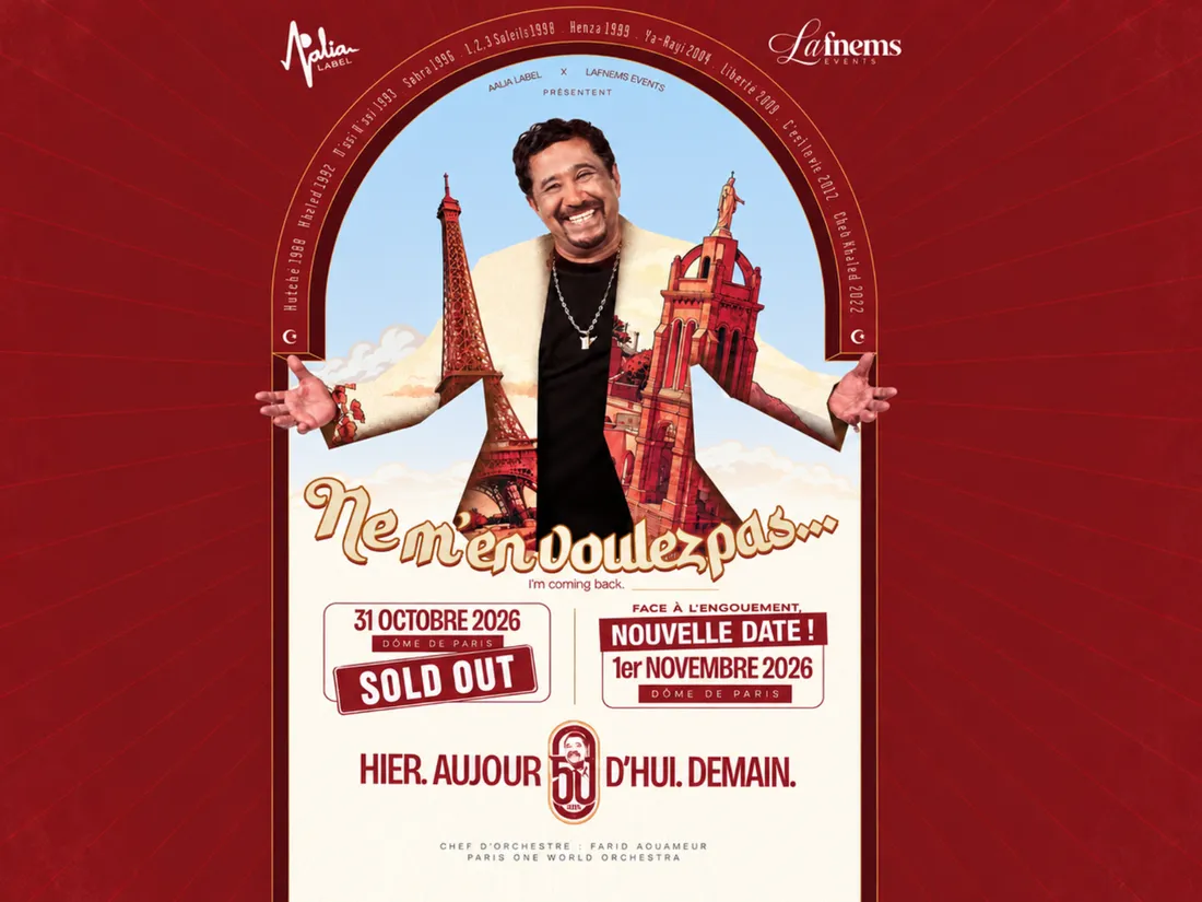 CHEB KHALED : GAGNEZ VOS PLACES POUR SES 50 ANS DE CARRIÈRE !