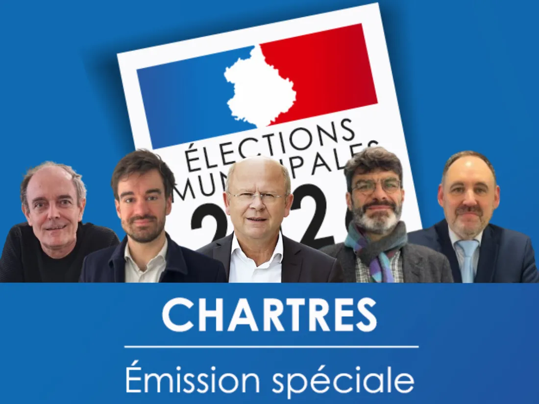 🔊 Municipales 2026 à Chartres : les cinq candidats et leurs priorités