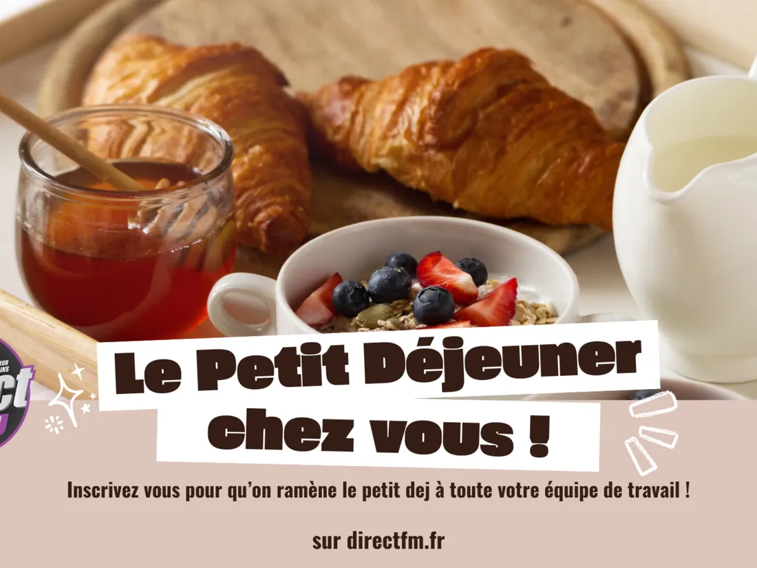 D!RECT FM vient vous livrer le petit déjeuner sur votre lieu de...