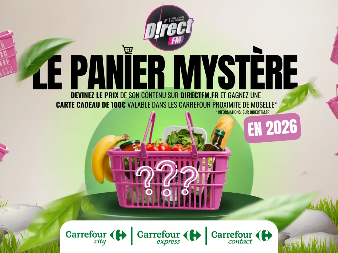 LE PANIER MYSTÈRE CARREFOUR ARRIVE SUR DIRECT FM ! 