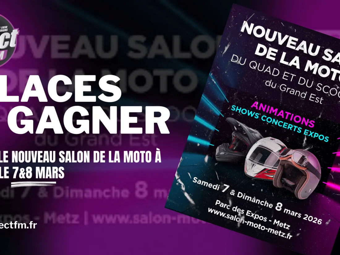 A gagner : vos places pour le salon de la moto à Metz Expo